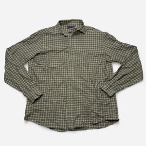 Ralph Lauren Green Plaid Long Sleeve Button Down Shirt Men’s Large